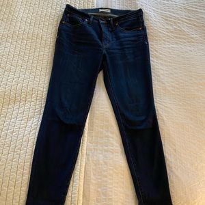 Madewell 9” highrise skinny jean Larkspur tencel
